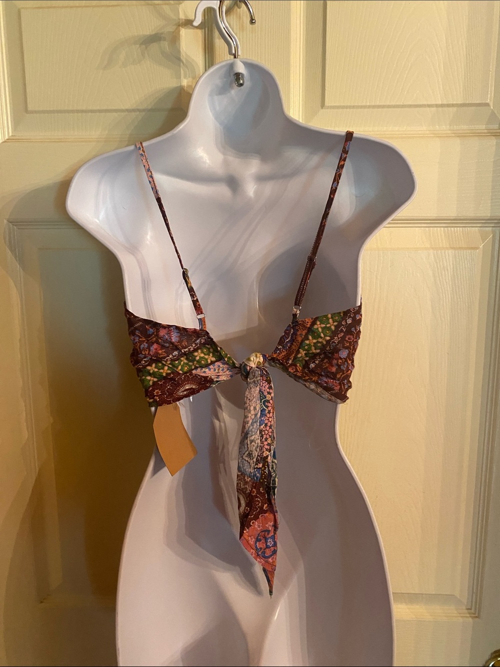 Patchwork Handkerchief Cami Top - Multicolor - Picture 2 of 5